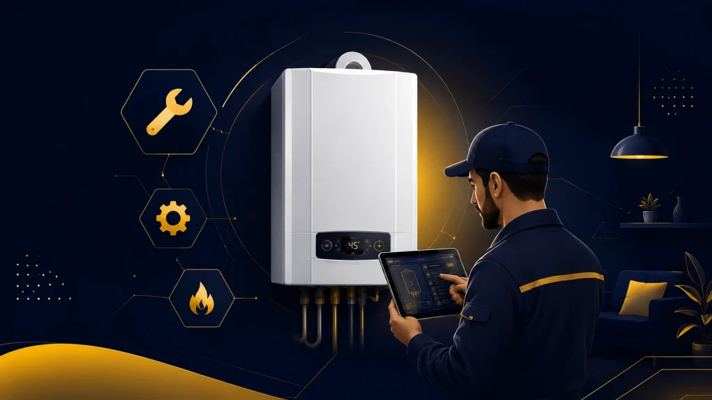 تعمیر پکیج بوتان در محل توسط تعمیرکار متخصص