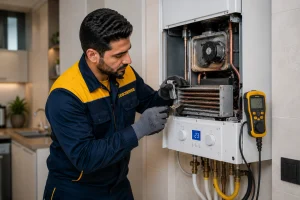 بررسی و تعمیر قطعات پکیج دیواری
