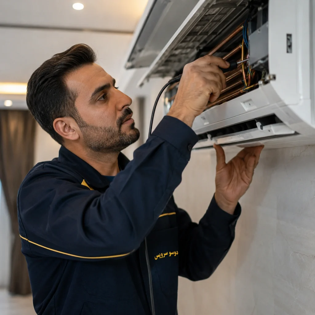خدمات تعمیر کولر گازی