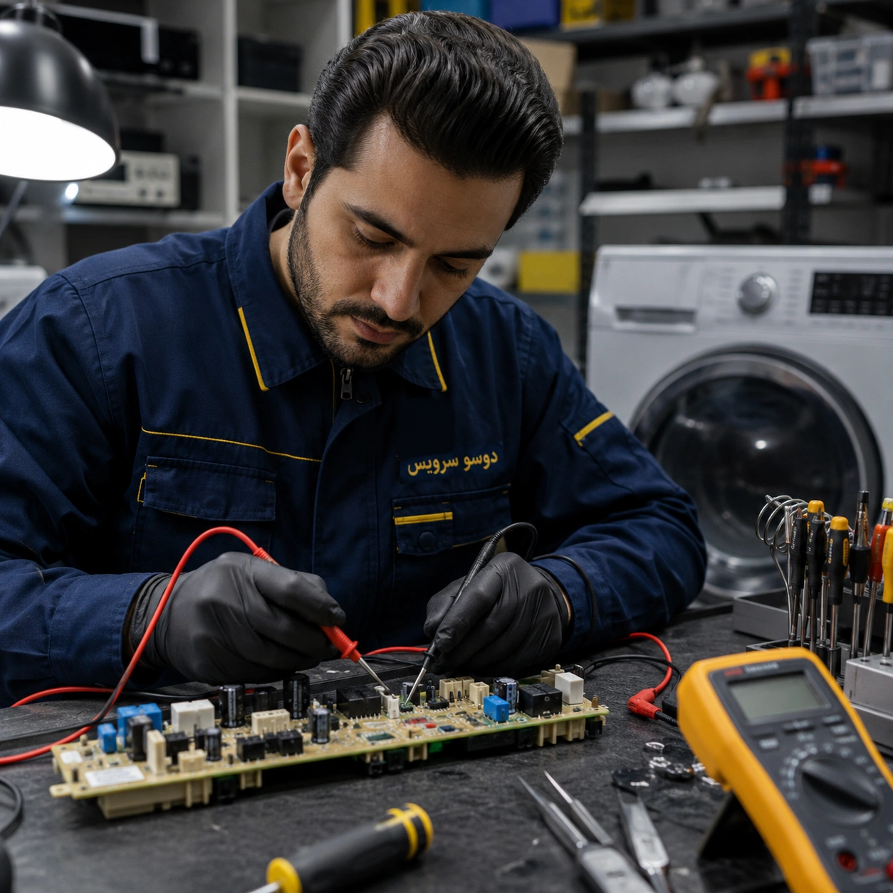 تعمیر برد ماشین لباسشویی