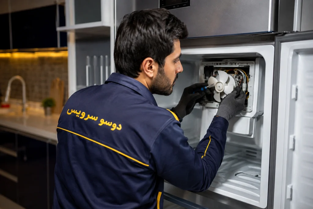 تعمیر فن یخچال