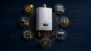 مشکلات رایج پکیج ایساتیس شامل افت فشار، گرم نشدن آب و روشن نشدن دستگاه