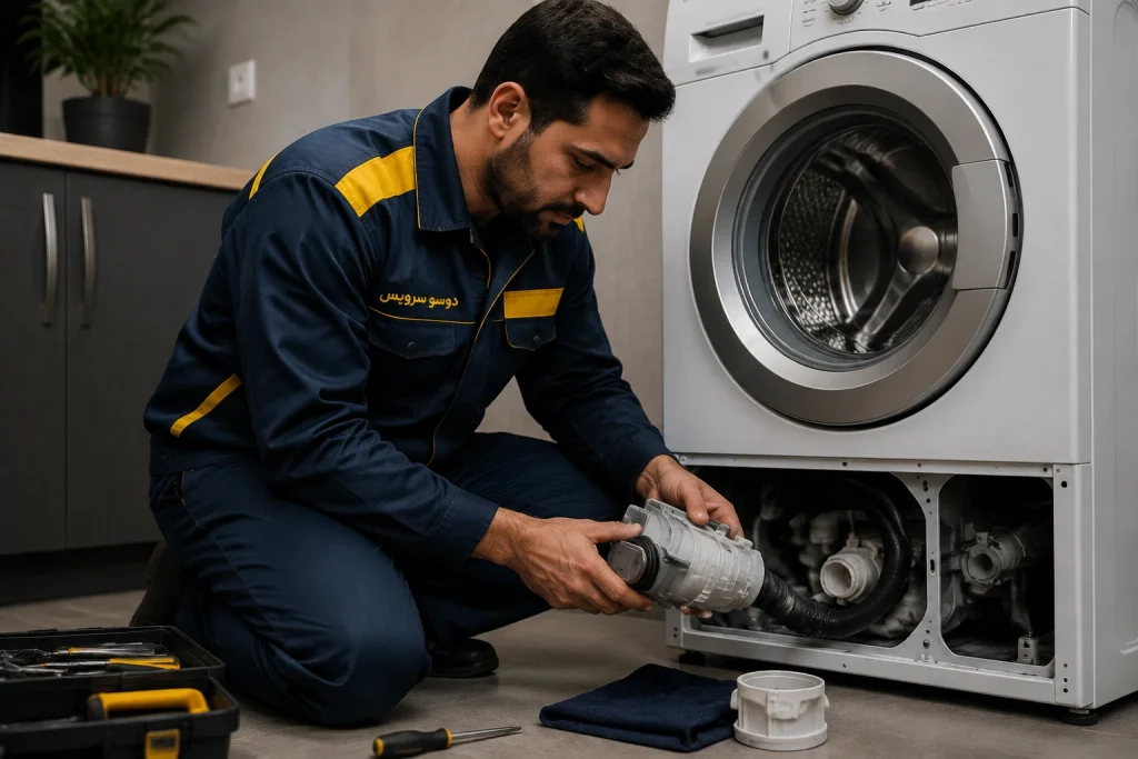تعمیر پمپ تخلیه لباسشویی