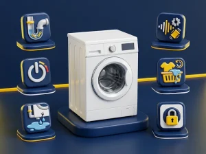 مشکلات رایج ماشین لباسشویی و خدمات عیب‌یابی دوسو سرویس